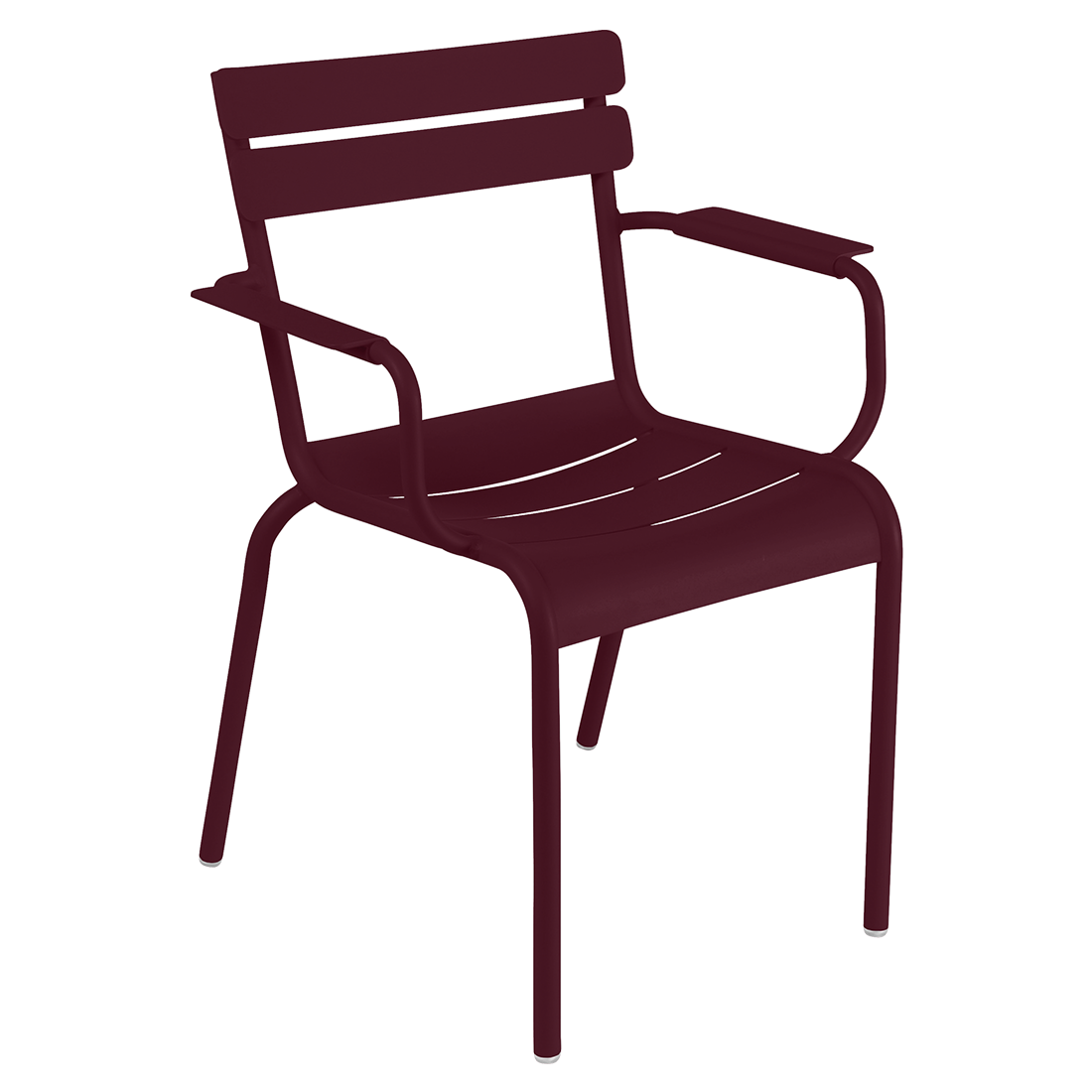 Tuinstoel Luxembourg met armleuning black cherry