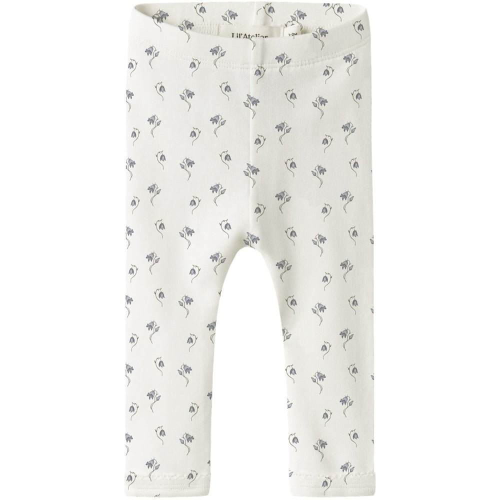 Køb Lil'Atelier Coconut Milk Bell Flower Nbfgayo Sag Slim Leggings Lil