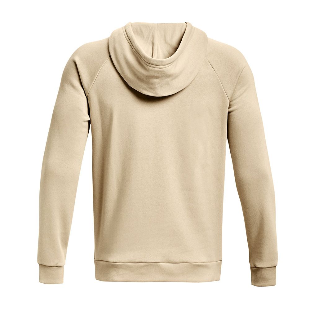 Under Armour UA RIVAL FLEECE BIG LOGO - Sweat Homme khaki base/onyx white