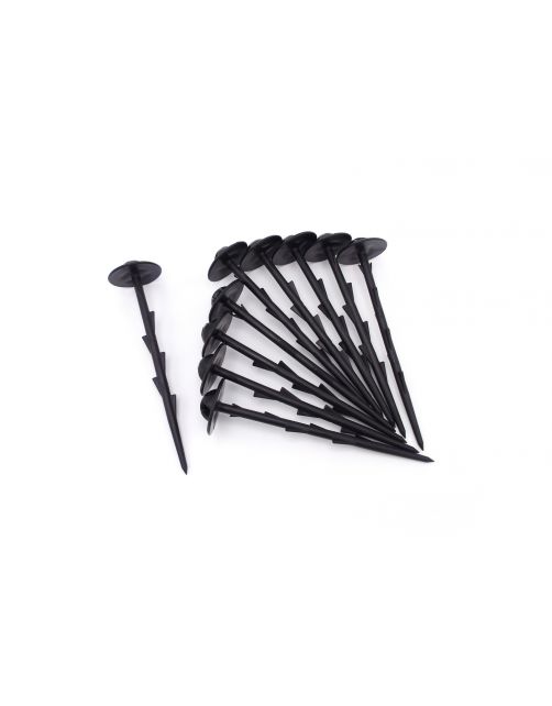 Nature Grondpen - Groeifolie Gronddoek - 20 cm Zwart 10 stuks