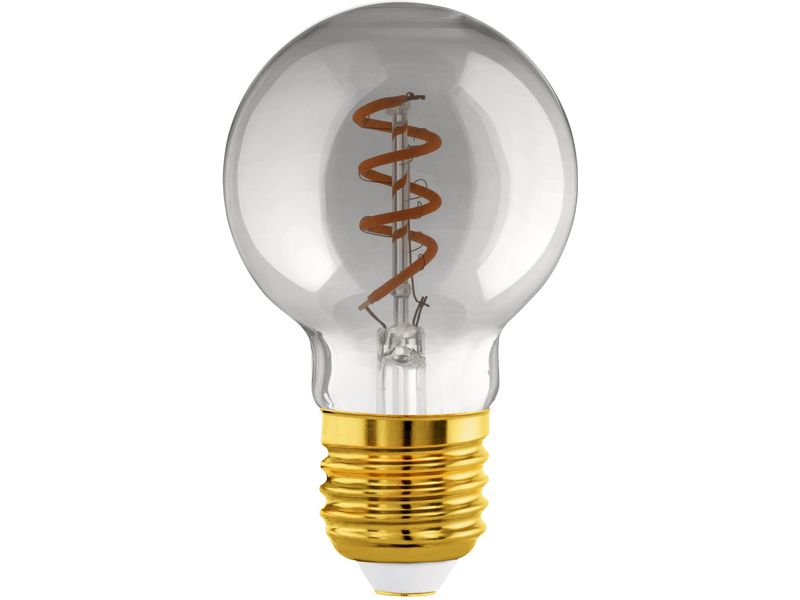 EGLO Leuchten Lampe 4 W E27 Warmweiss Deko-Leuchtmittel aus bedampftem Glas