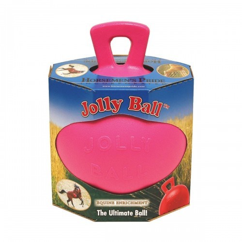 Bola Jolly grande para cavalos, rosa