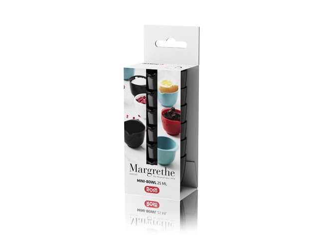 Rosti Margrethe Miniskål 25 ml 6 stk. Sort