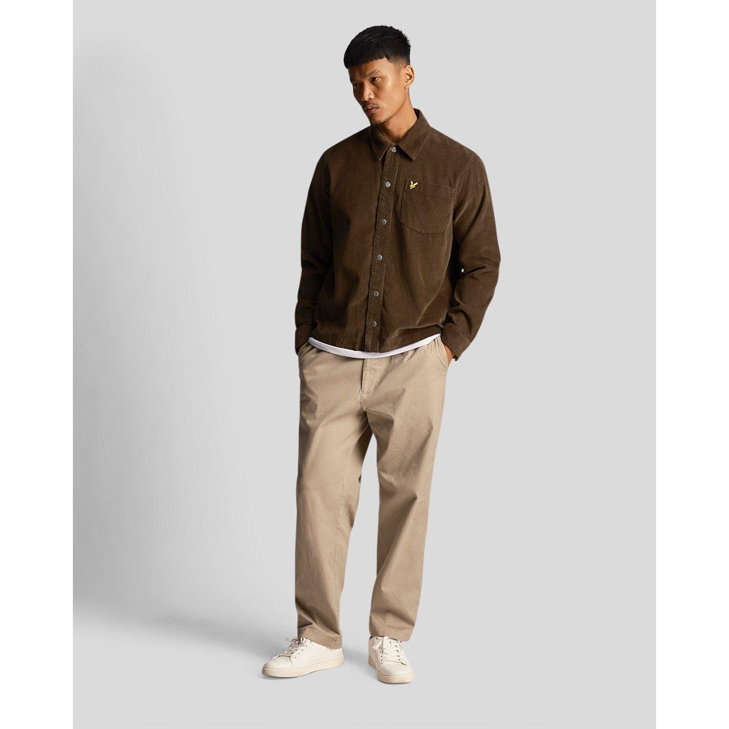Lyle and Scott Cord Overshirt Sn34