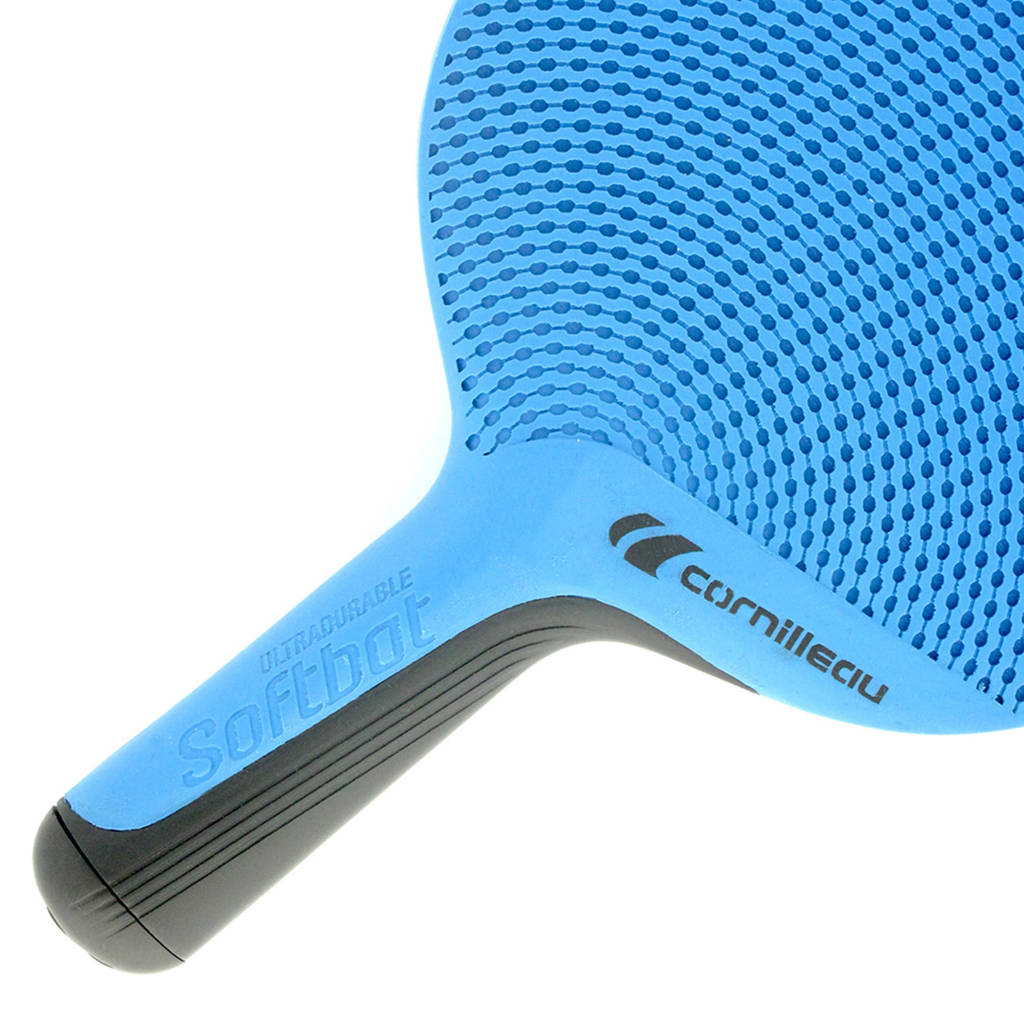 Tafeltennis bat Softbat blauw Softbat tafeltennisbat (blauw)