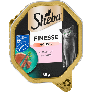 Sheba Finesse Mousse met Zalm 85 g