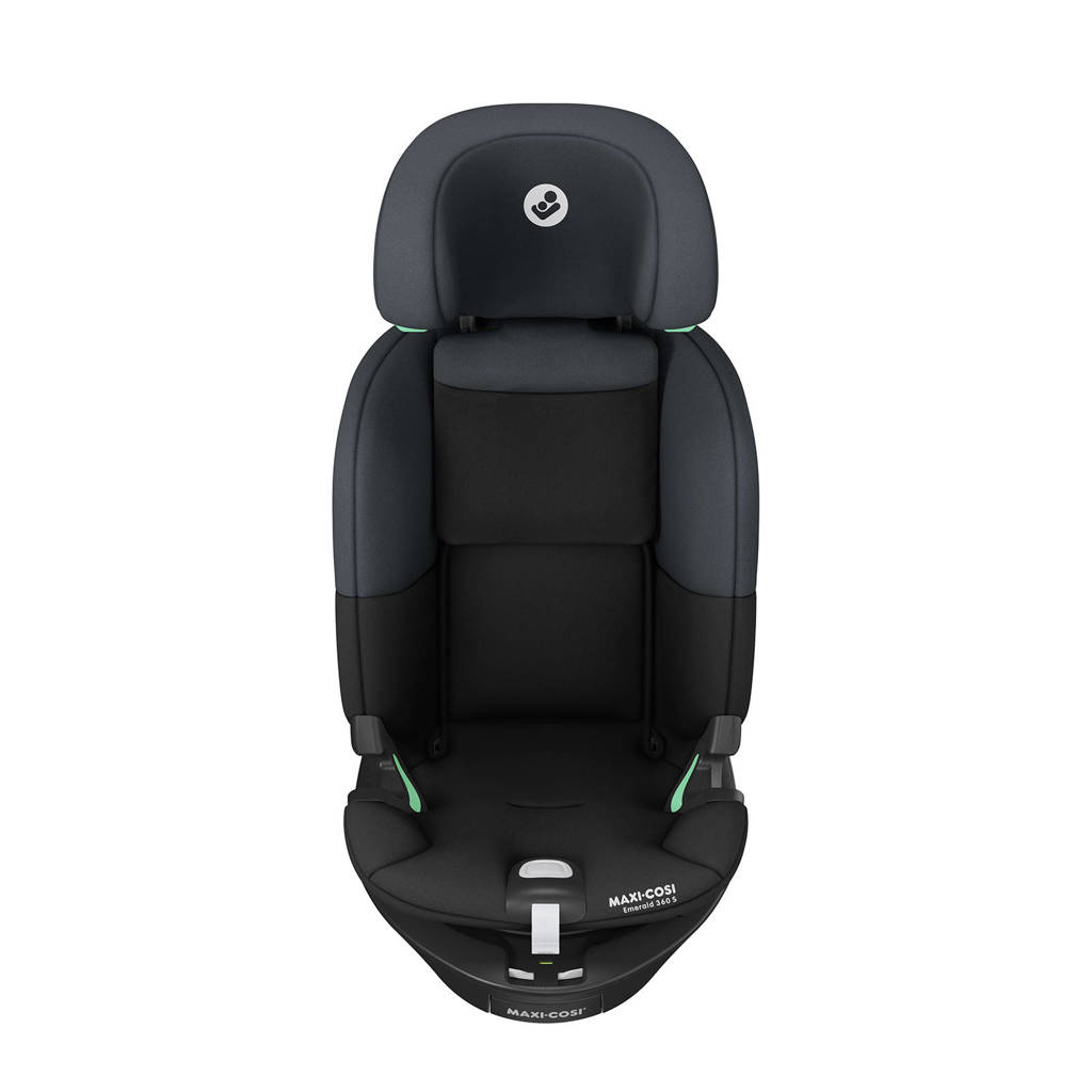 Groeit met het kind mee, is veilig en comfortabelEmerald 360 S Tonal Black