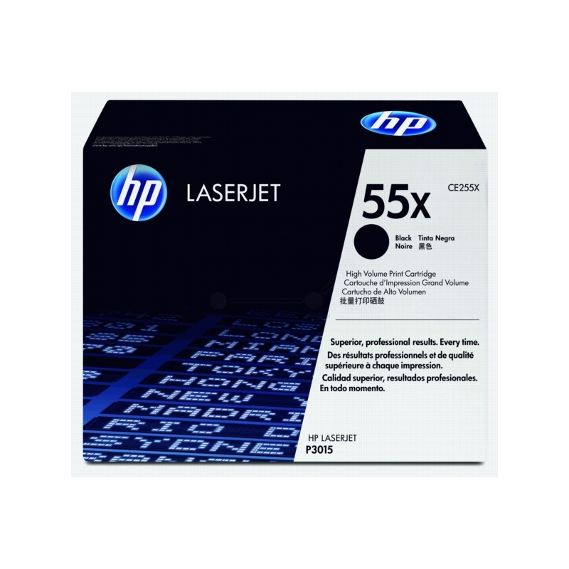 HP 55X (CE255X) Toner, schwarz