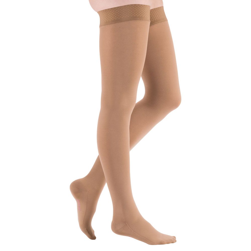 mediven comfort CCL1 Schenkelstrümpfe kurz (62-71 cm) mit FBR