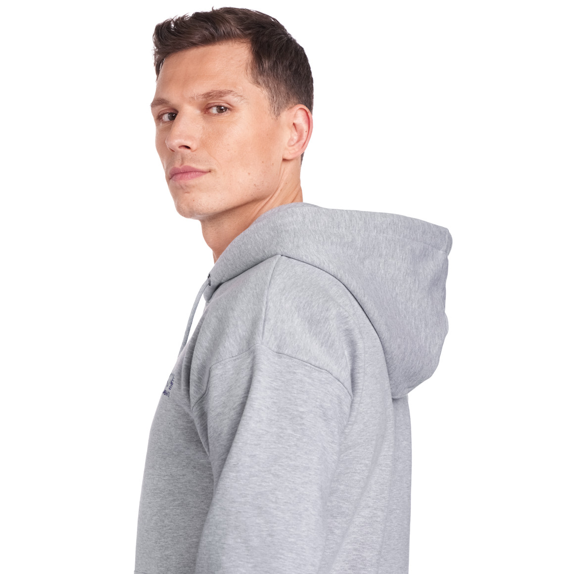 Jonas Nielsen Peanuts Hoodie mit Stickerei hellgrau