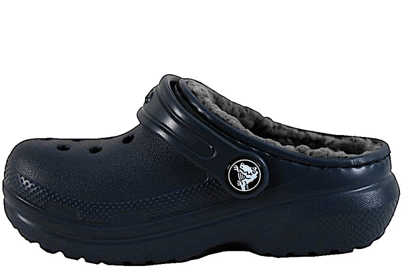 CROCS CLASSIC LINED CLOG K MØRKEBLÅ