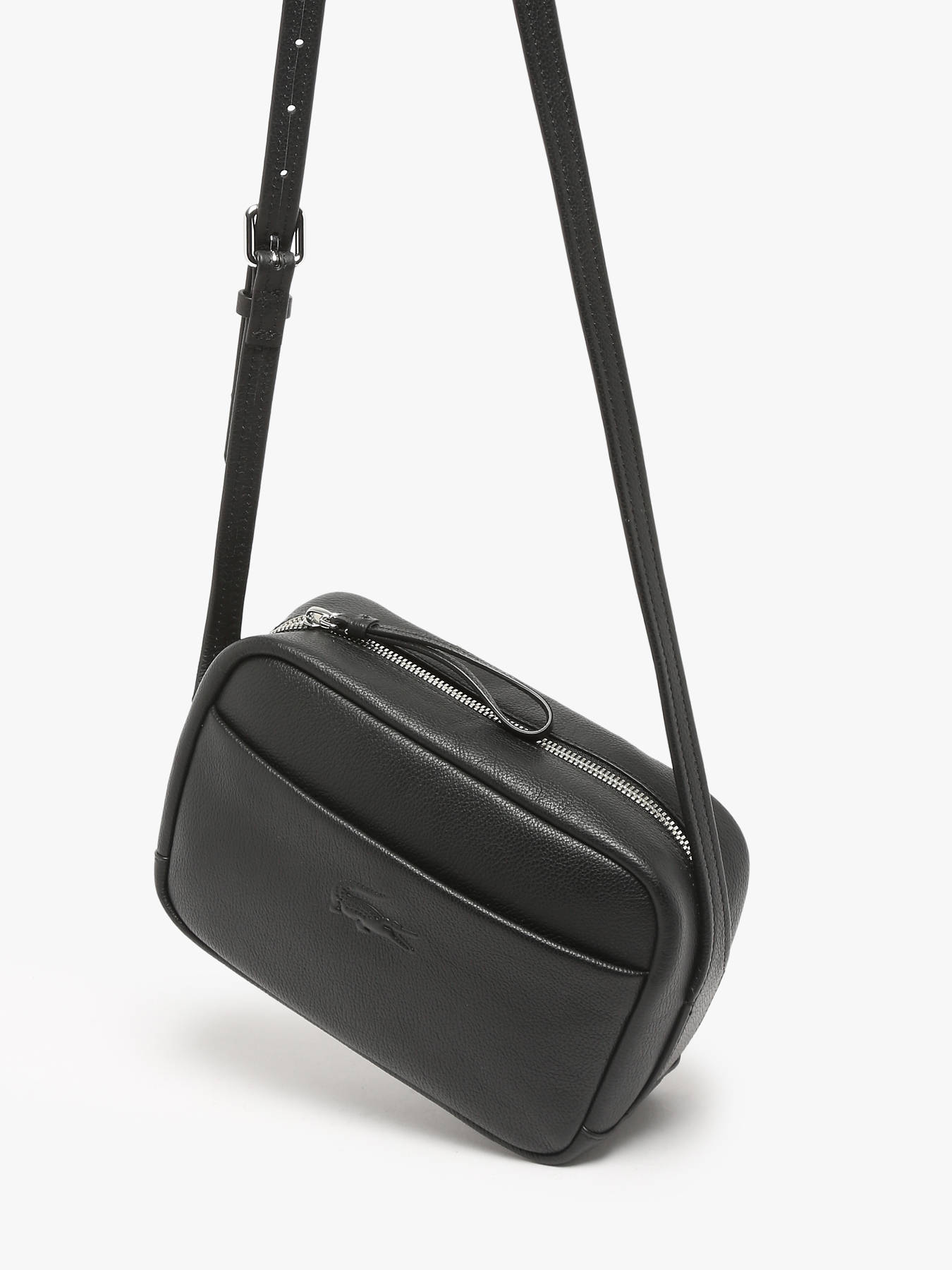 Sac bandoulire City court cuir LACOSTE