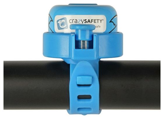 Sonnette de vélo enfants |Requin bleu |Crazy Safety |Colorée  facile à utiliser