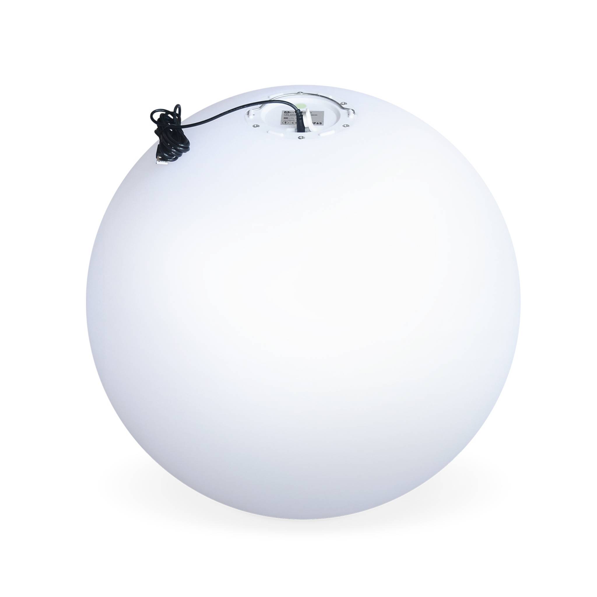 Boule led 50cm – sphère décorative lumineuse. Ø50cm. Blanc chaud. Commande à distance