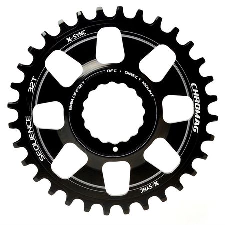 SEQUENCE X-SYNC Kettenblatt für Race Face Cinch (RFC) Boost Kurbeln  schwarz  30 Zähne