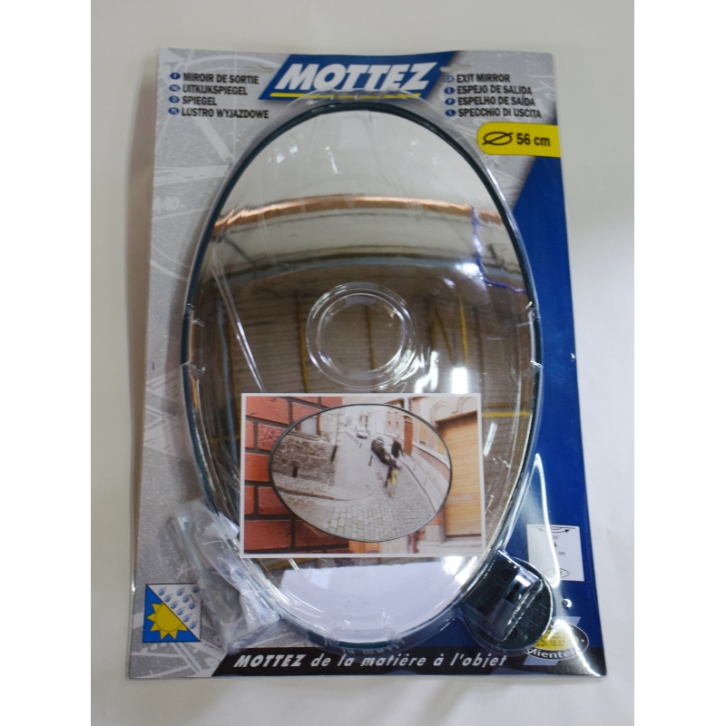 Miroir de sortie ovale Ø 56cm