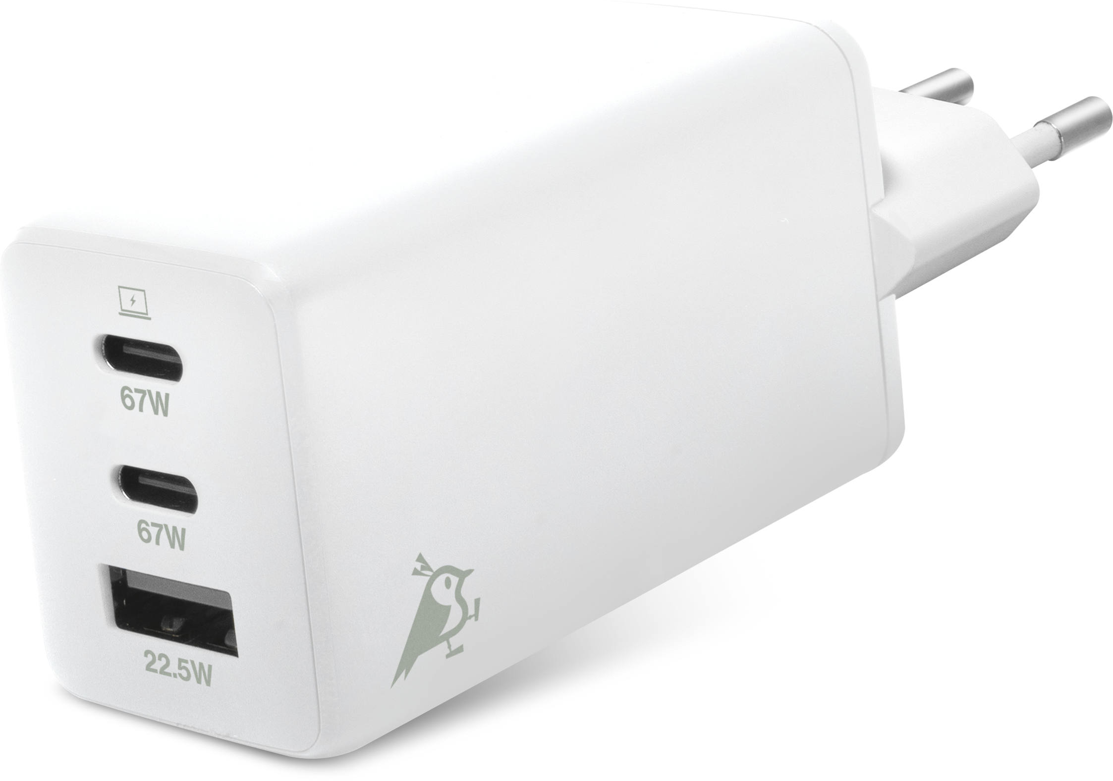 Aqiila Chargebird W3 65W 2xUSB-C/USB-A