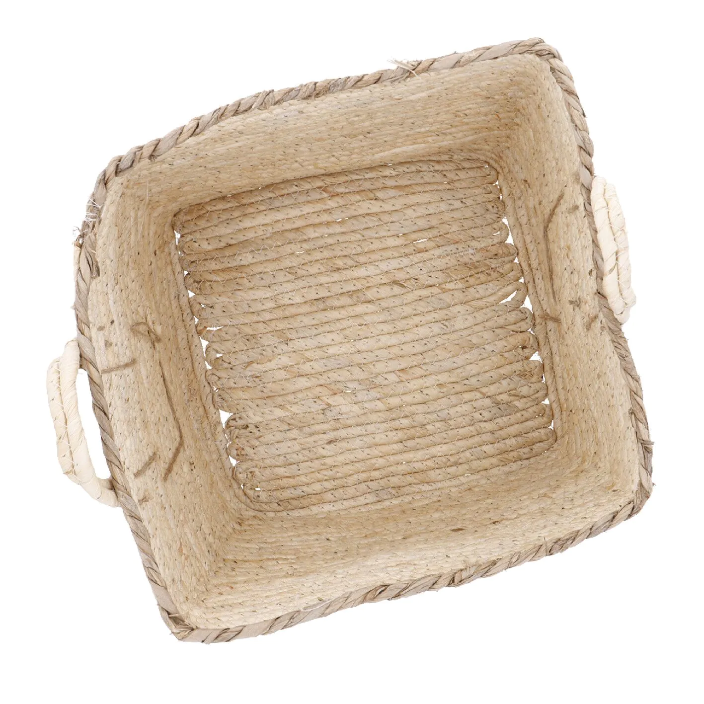 Dekokorb mit Henkel, eckig, 29 x 24 cm