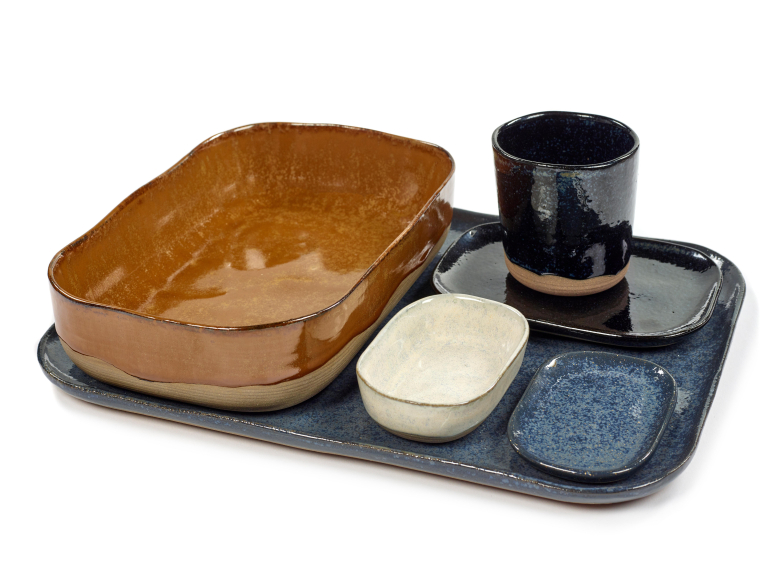 Serax La Nouvelle Table by Merci mok 15cl set van 8 Off-White