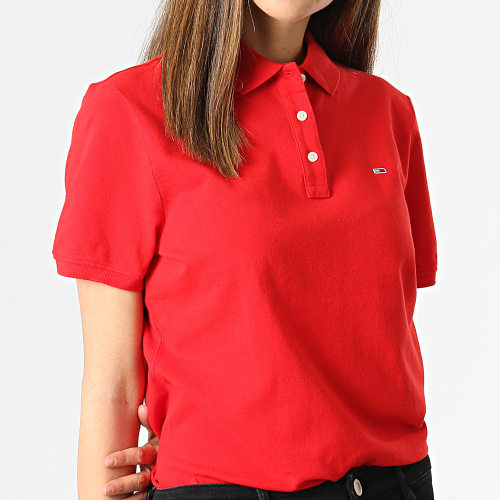 Polo Manches Courtes Femme Slim 9199 Rouge