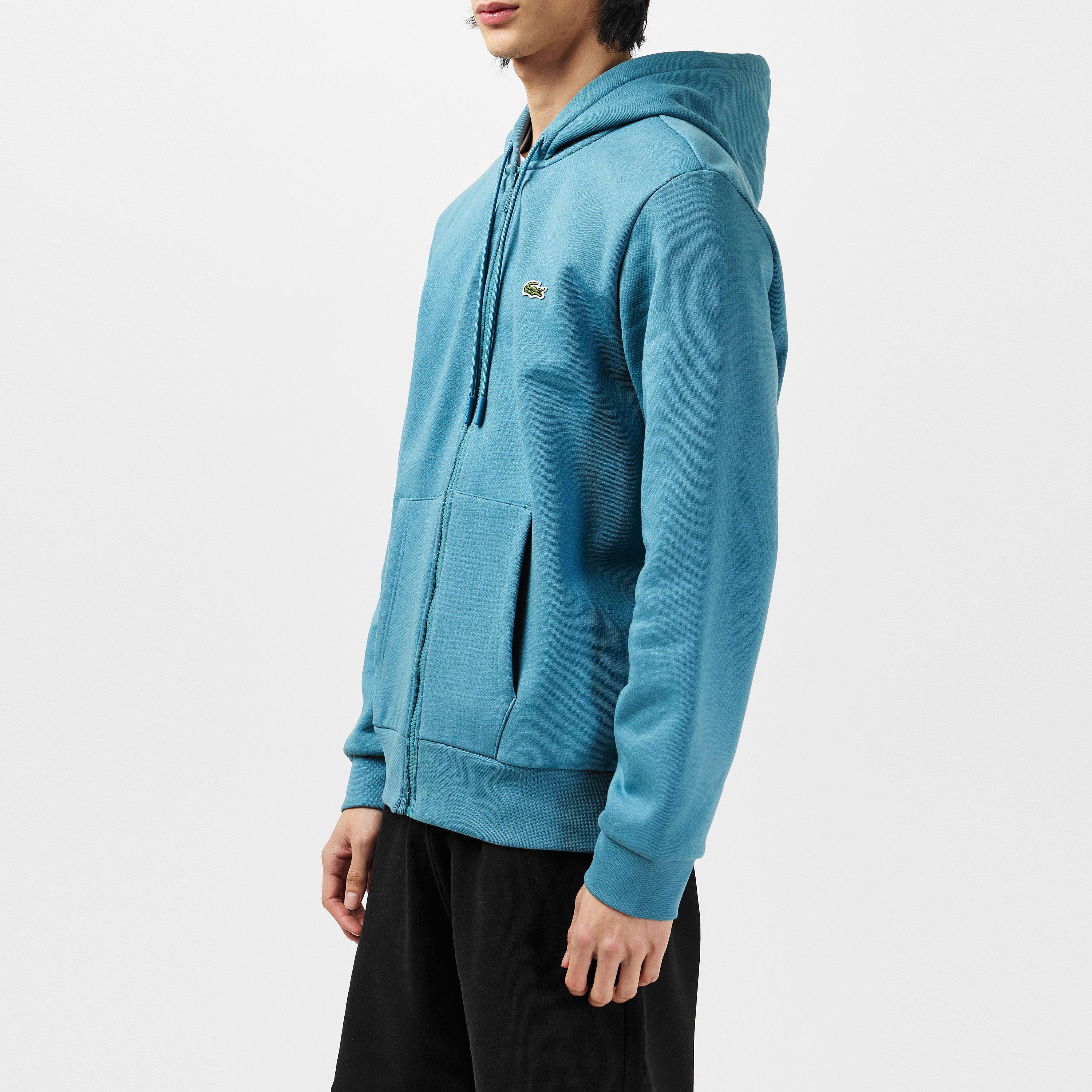 Lacoste Embroidered Croc Zip Hoodie