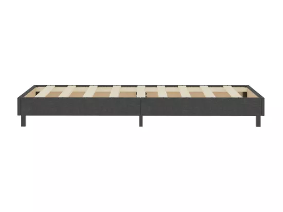 Sommier tapissier Gris Tissu 80 x 200 cm