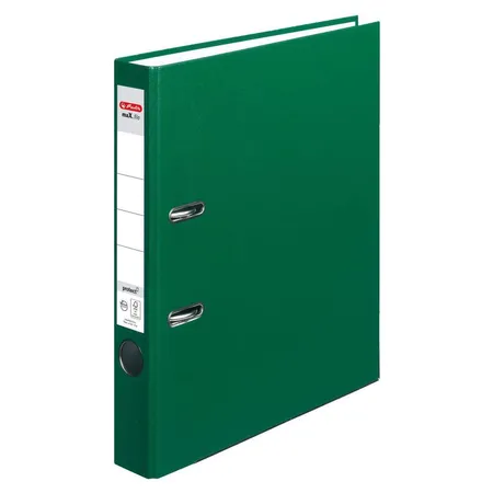 Herlitz Ordner PP A4 5cm FSC-Mix maXfile protect grün