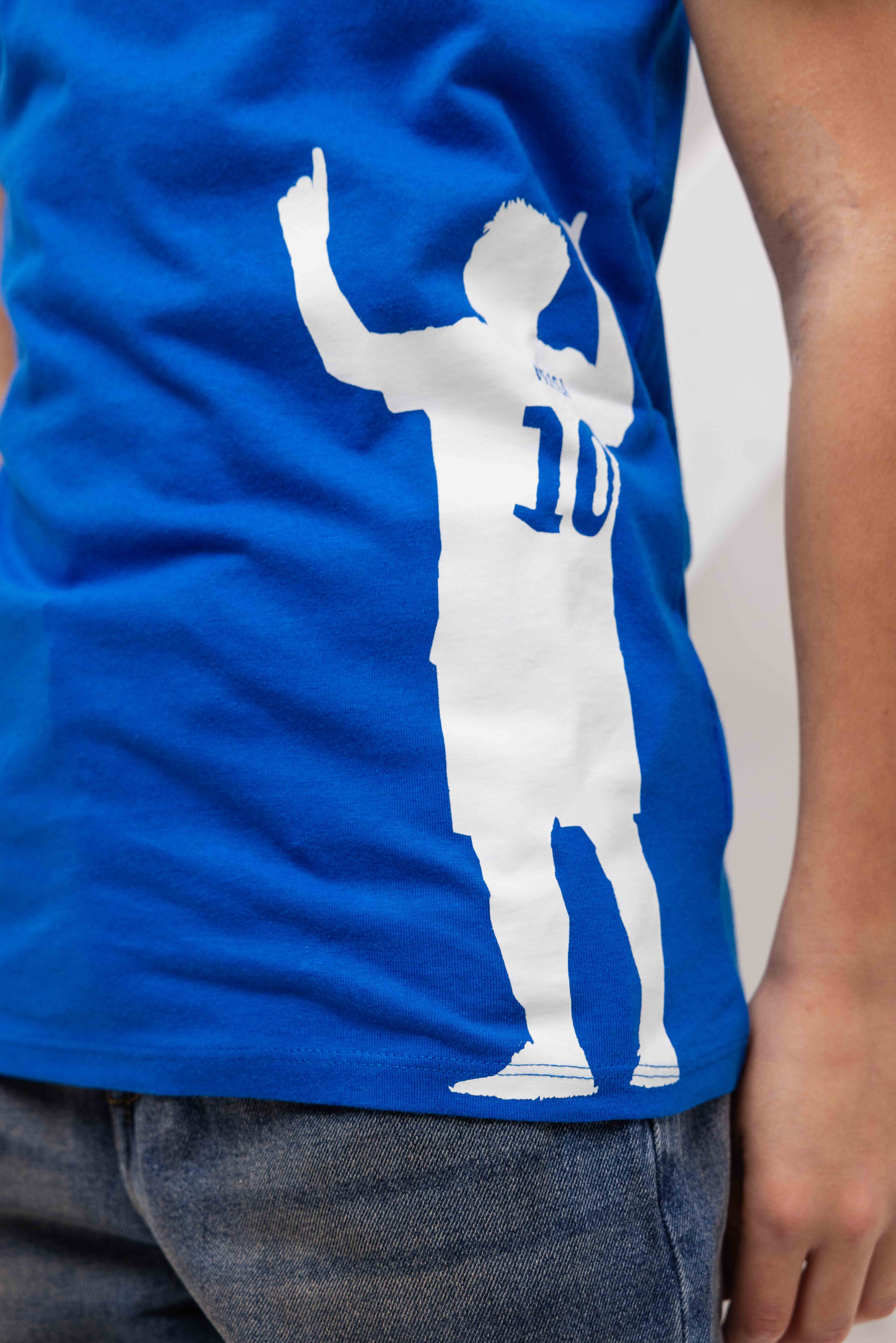 Vingino X Messi Silhouette T-Shirt Kids Blauw