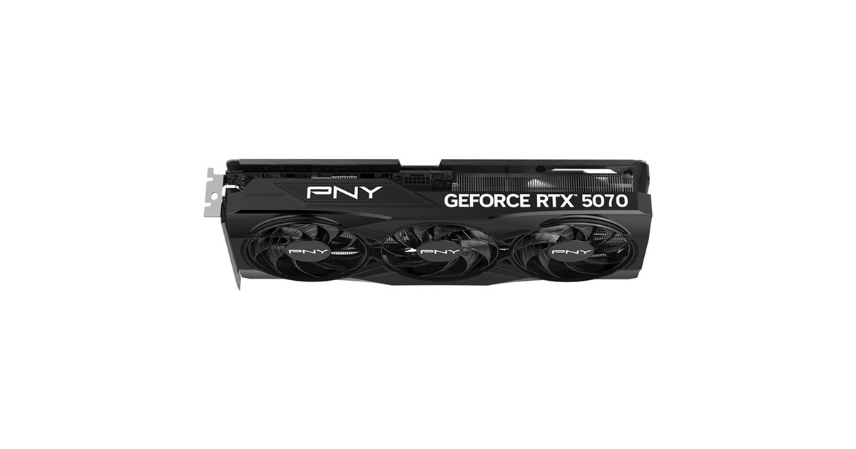 PNYGeForce RTX 5070 OC grafische kaart  (DLSS 4, 3x DisplayPort, 1x HDMI 2.1)
