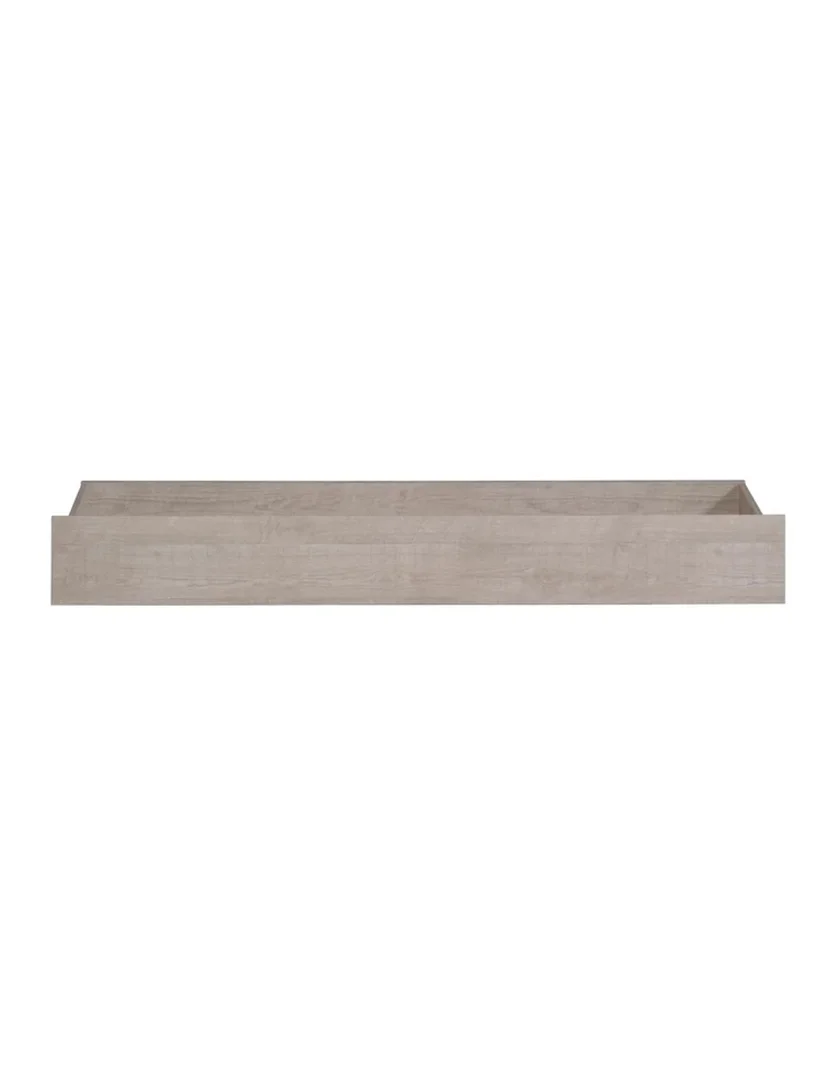 Taylor White and Light Gray Bed Drawer