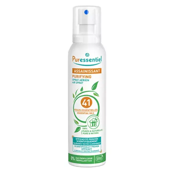 Spray desinfetante Puressentiel com 41 óleos essenciais 200ml