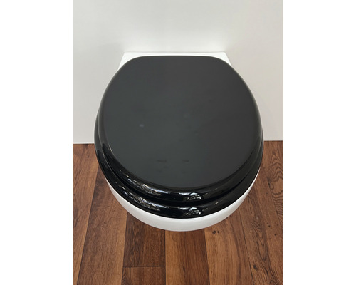 ADOB Amalfi toiletzitting, zwart