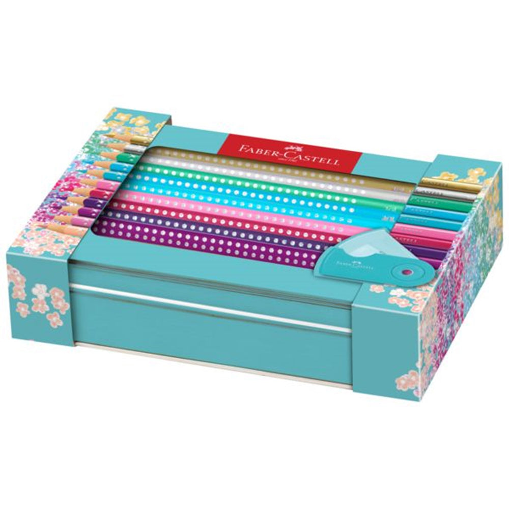 Køb Faber Castell Grip Sparkle 20 Farveblyanter