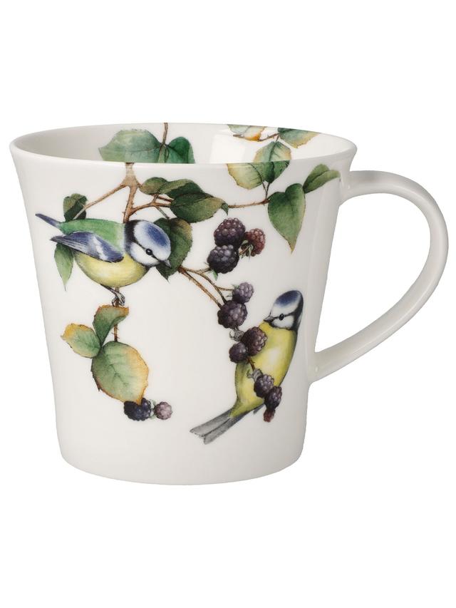 Goebel Tasse mit verschiedenen Vogelmotiven aus Porzellan