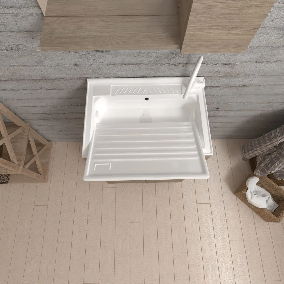Kiamami Valentina LAVOIR 50x50 - Chêne Naturel