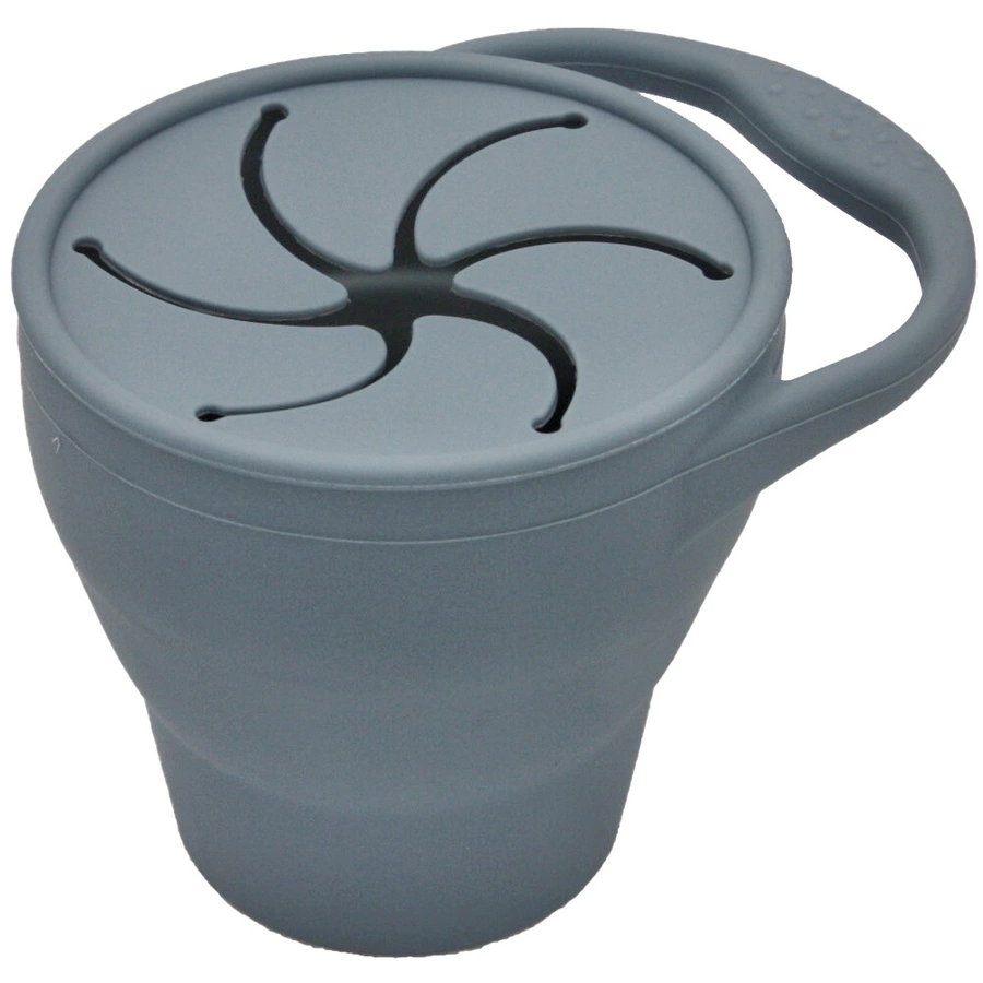 the cotton cloud Snackbecher aus Silikon Smokey Blue