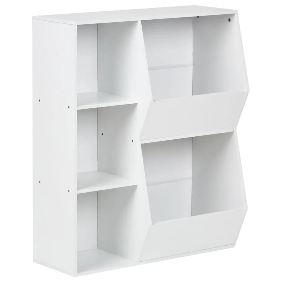 DARLOT - Boekenkast - Lichtblauw - Vezelplaat