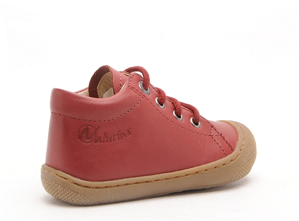 Naturino boots bottine bebe cocoon nappa spazz rouge