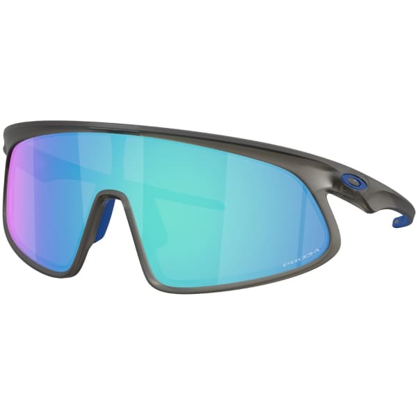 Lunette vélo OAKLEY RSLV MATTE GREY SMOKE/PRIZM SAPPHIRE