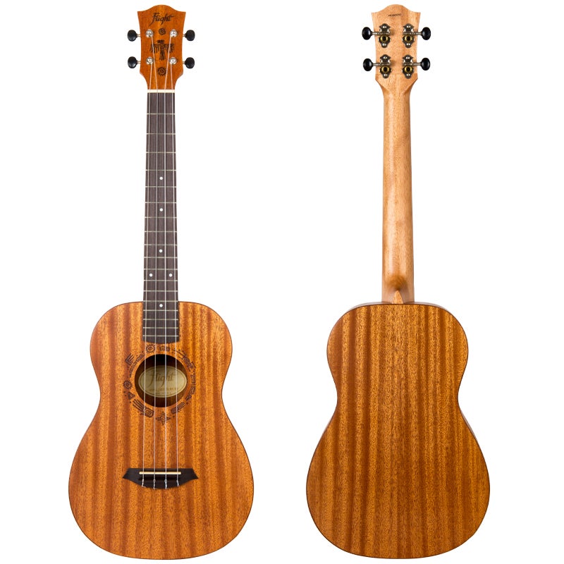 Flight DUB38 EQ-A Baritone Ukulele elektrisch-akoestische ukelele met actieve pickup