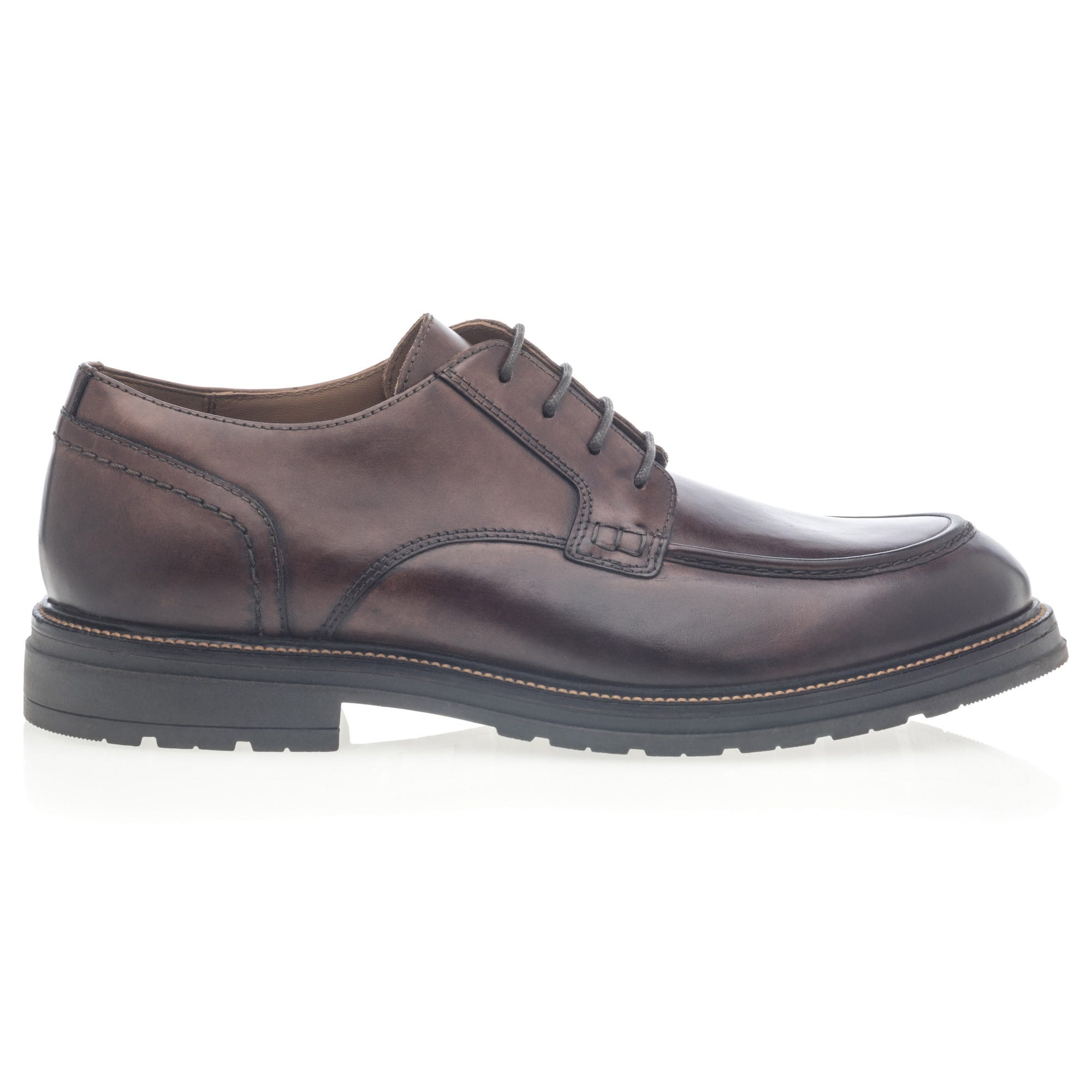Derbies Homme en cuir marron