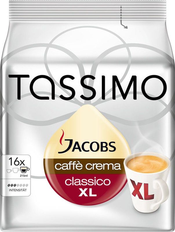 Tassimo Caffè Crema Classico XL - Koffiecapsules - 16 st.