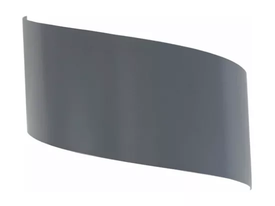 Applique métal gris 30cm.