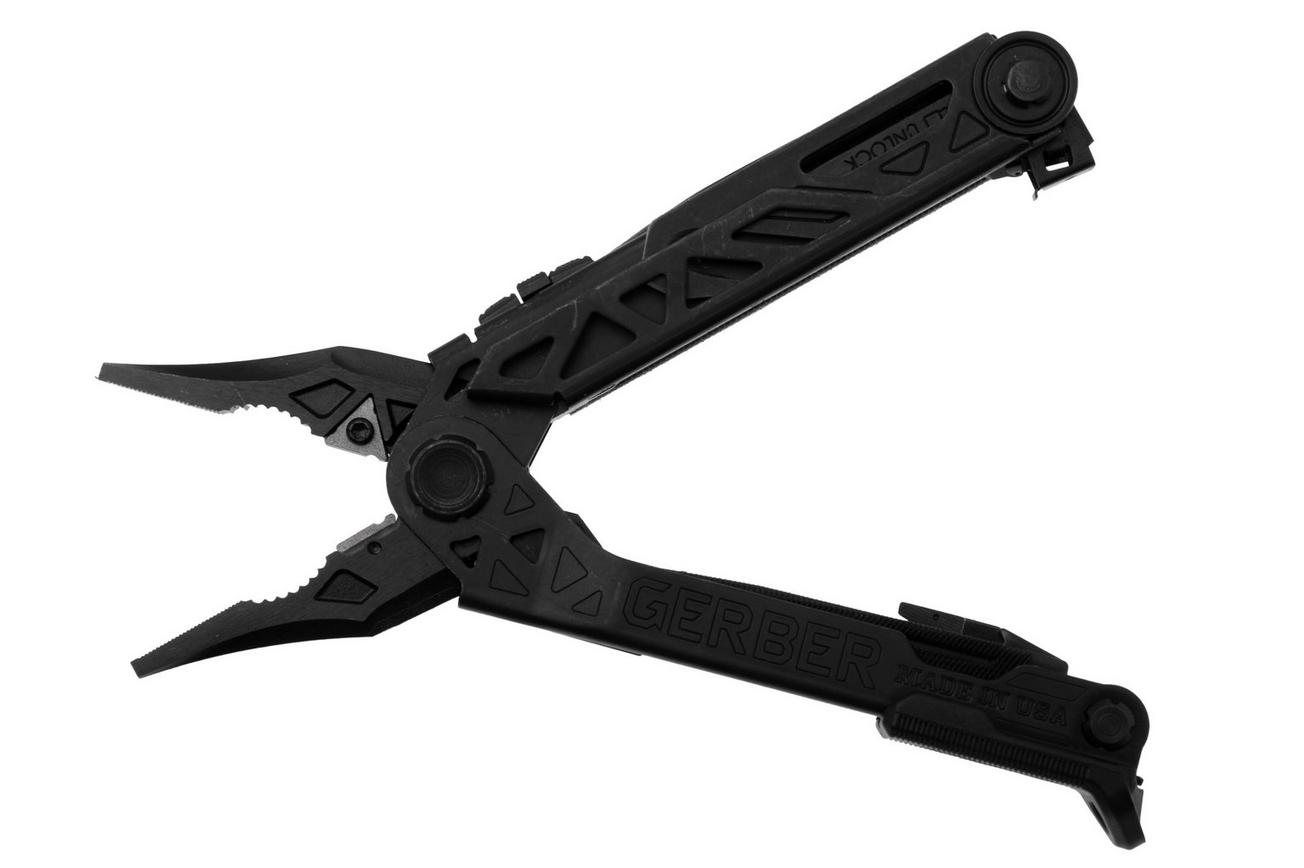 Gerber Center-Drive Rescue Black, Black Nylon MOLLE-foedraal en bit set 1061205 multitool