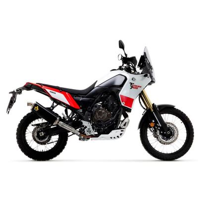 Silencieux Arrow indy race evo alu noir embout inox - Noir