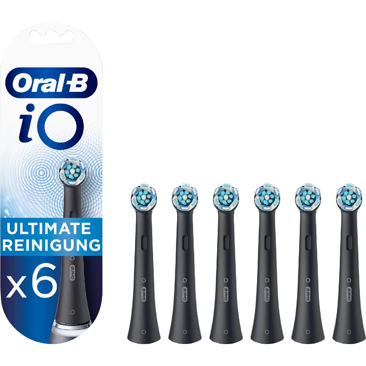 Oral-B iO Lot de 6 brossettes noir