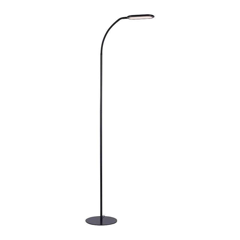 Moderne vloerlamp zwart dimbaar incl. LED - Kiril