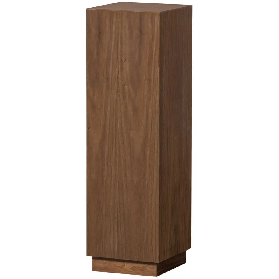 WOOOD Enid Plantenstandaard - Hout - Walnoot - 80x24x24