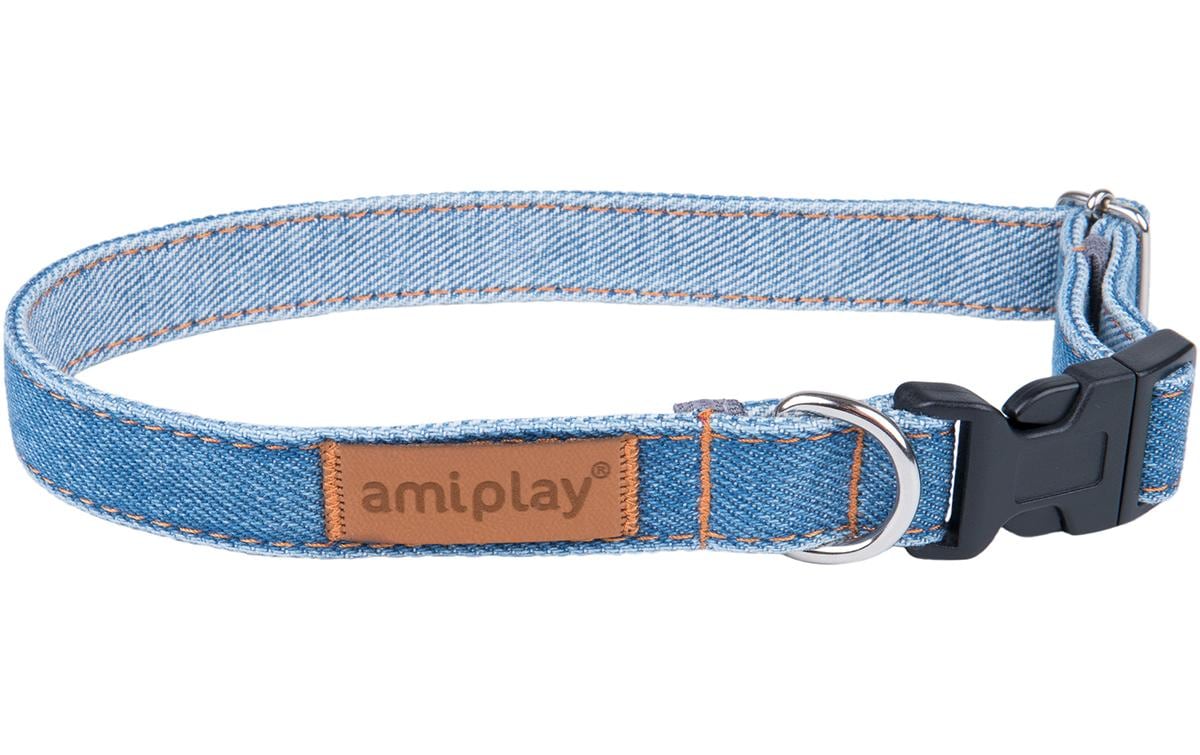 Halsband Denim, HellblauHundehalsband (Grösse: M)
