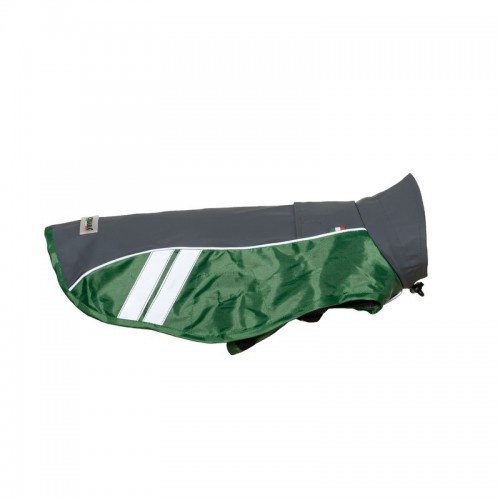 Capa de chuva impermeável Dirk, verde e cinza